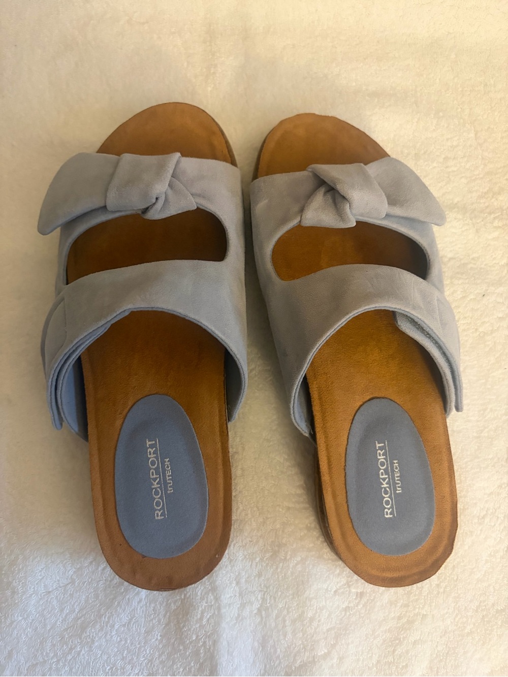 Rockport Zova Slip-On Sandals Women’s Size 8M Leather New in Box - Picture 3 of 11